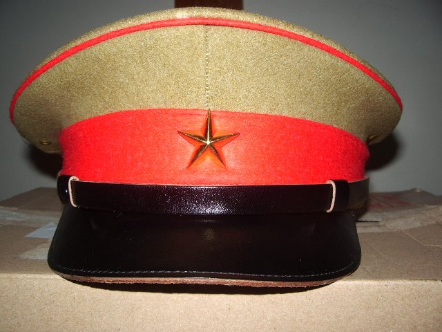 中田製　複製　兵下士官用軍帽（四五式？）　複製比較