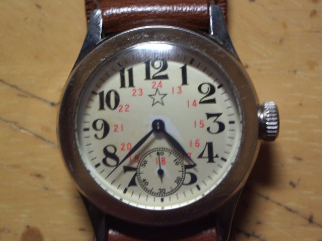 複製　帝國陸軍　軍用腕時計