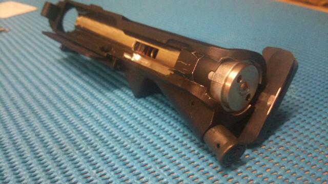 VFC 416C GBBアッパー加工してトレポン用に♪