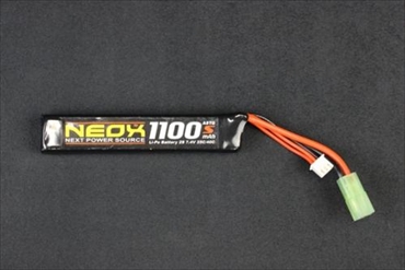 NEOX Lipo7.4v 25C40C 1100mAh 電動ガン バッテリー
