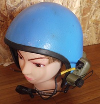 PKOに参加したヘルメット