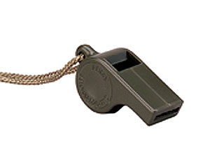 G.I. Style O.D. Police Whistle