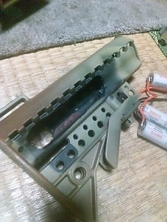 クラブフットin10,8V大加工。