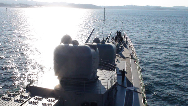 観艦式予行 「くらま」帰港 観艦式予行 「くらま」帰港