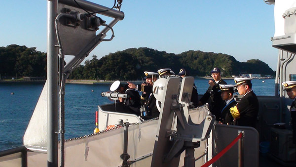 観艦式予行 「くらま」帰港 観艦式予行 「くらま」帰港