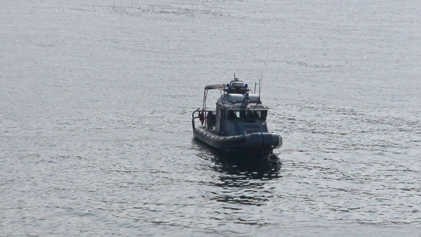 観艦式予行 「くらま」出航 観艦式予行 「くらま」出航