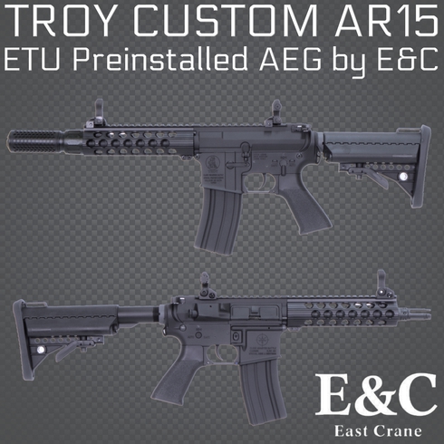 E&C 811E M4 TROY 7インチ 電子トリガー搭載 電動ガン E&C 811E M4 TROY 7インチ 電子トリガー搭載 電動ガン