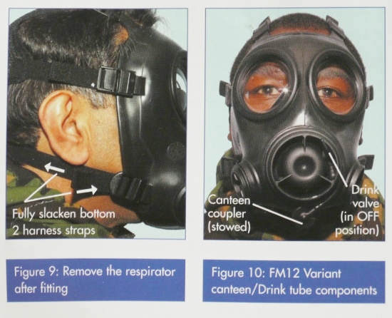 FM12　ガスマスクのサイズ選び