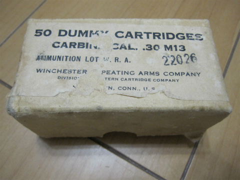 M1カービン用M13ダミーカートリッジ(M13 Cal..30 Carbine Dummy Cartridges)