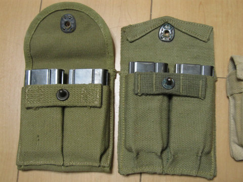 M1カービン15連マガジン用パウチあれこれ(Magazine pockets for M-1 Carbine)