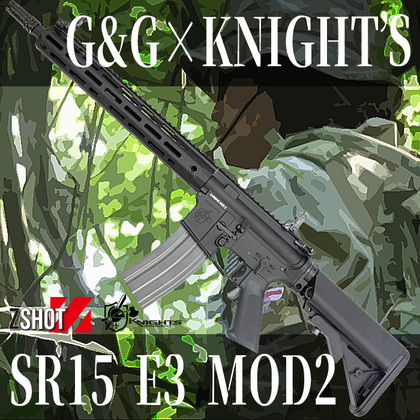 【予約受付中】Knights Armament正式ライセンス「SR15 E3 MOD2 Carbine M-LOK」