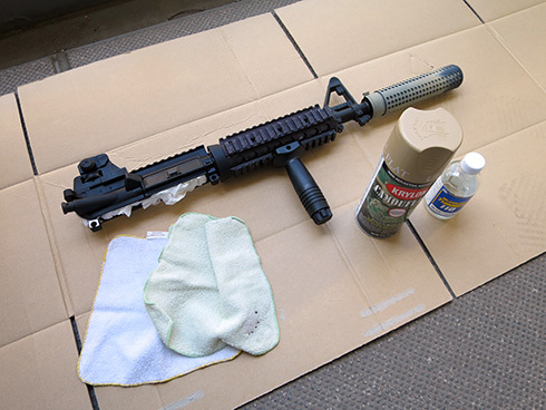 SEAL な M4 汚し塗装!! SEAL な M4 汚し塗装!!