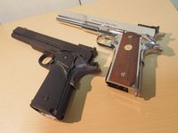 コルトガバメント ニッケルフィニッシュ 改造計画 その① コルトガバメント ニッケルフィニッシュ 改造計画 その①