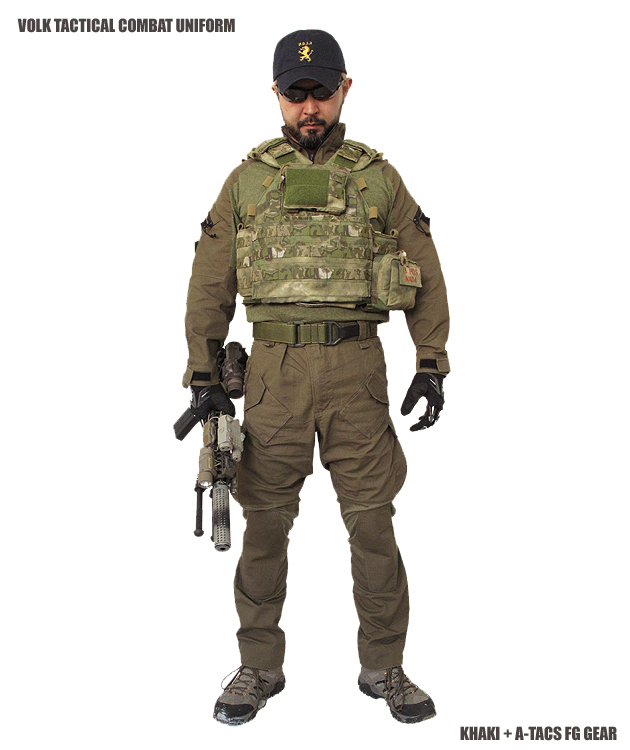 VOLK TCU KHAKI + A-TACS FG GEAR