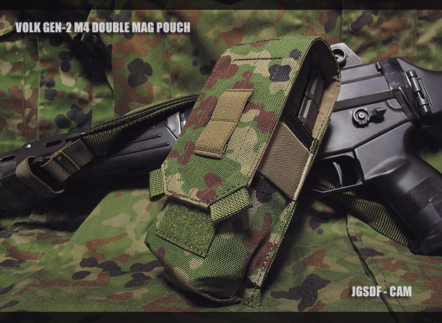 次世代対応 DOUBLE MAG POUCH / BLACK 新入荷 ! JGSDF 再入荷 !