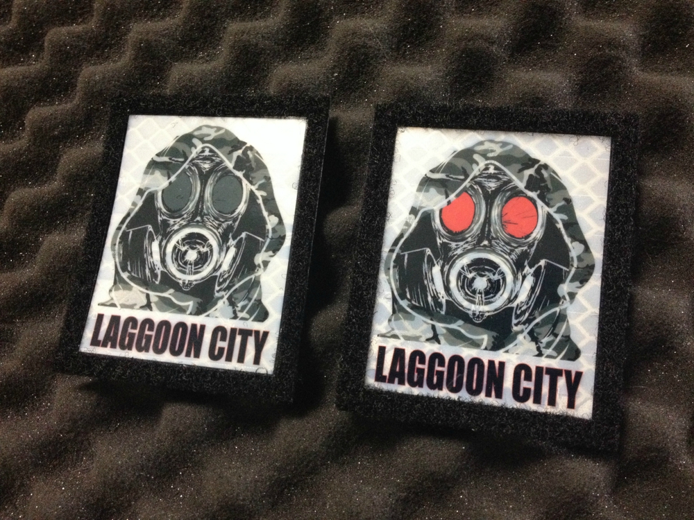 【パッチ依頼製作】LAGGOON CITYパッチ Red&Black ver
