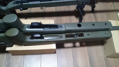 DOBLE EAGLE M62(M40A3) 2号機 トリガーガード部
