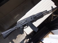 次世代AK74MN（再販版）にLCT製アッパーレイル取付