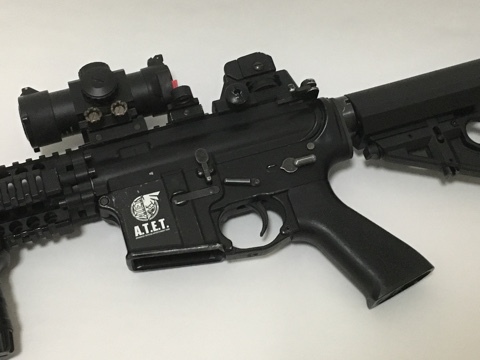 愛銃の詳細  M4のフレーム部分