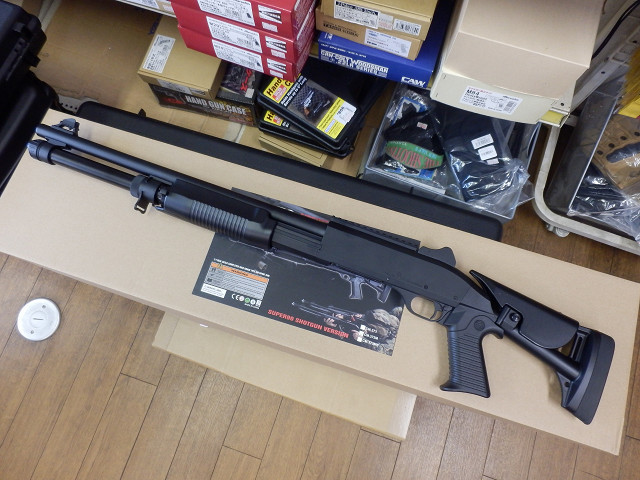 アングス静岡店の最新情報：CYMA CM373M ベネリM3 Tac.ロングリトラクタブルストック フルメタルショットガン