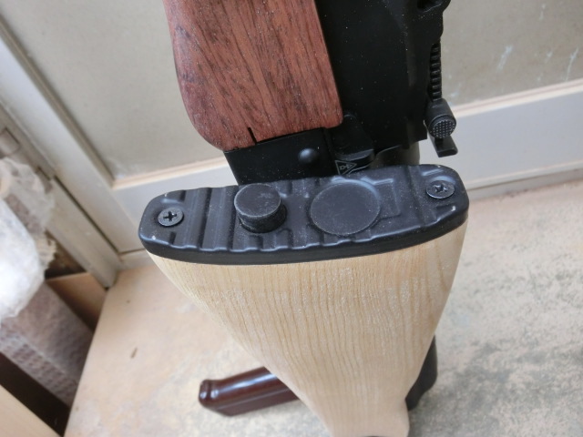 KSC AKS74U用折り畳み式ウッドストックの製作とウッドハンドガードの製作！