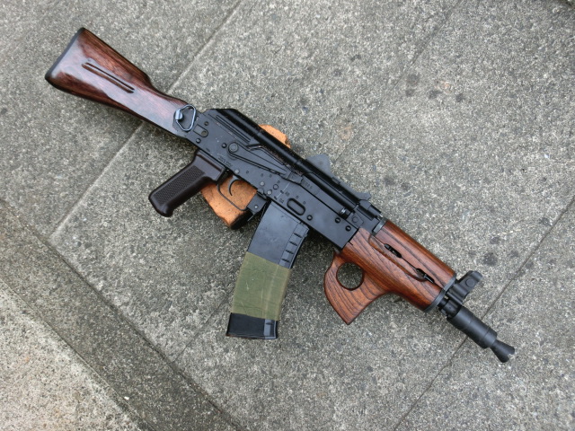 KSC　AKS74U用ウッドハンドガードの製作！