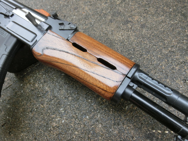 次世代AKS74U用ウッドハンドガードの製作と次世代AKS74N用折り畳み式ストックの製作！