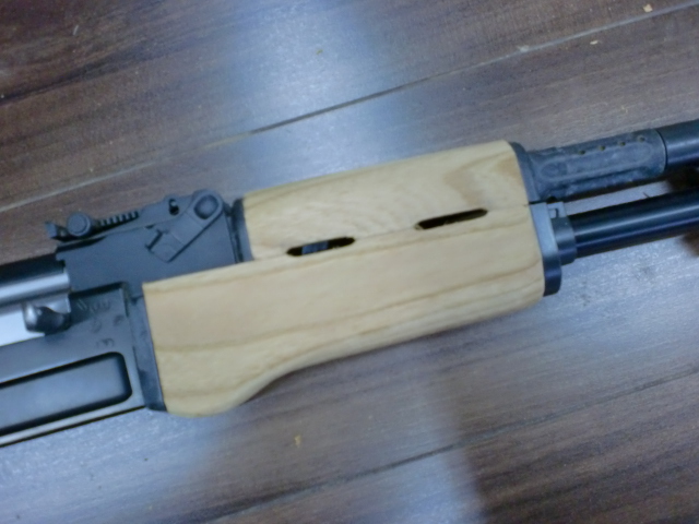 次世代AK102用アッパーハンドガードの製作と次世代AK47用ウッドハンドガード製作！