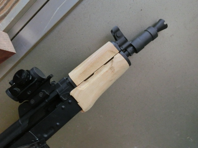 次世代AK用ウッドストックの製作とKSC AKS74U用ウッドハンドガードの製作！