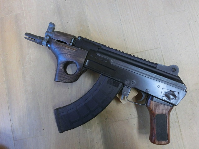 次世代AK47用ウッドグリップの製作！