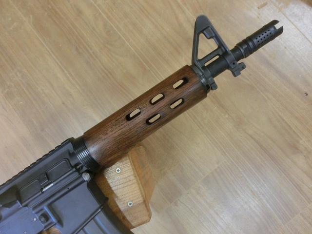 次世代AK47用ウッドハンドガードとアッパーハンドガードの製作！