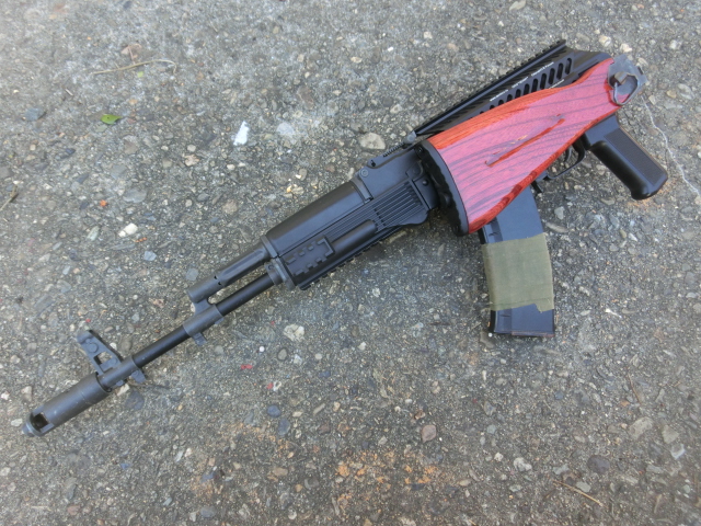 次世代AK47用ウッドグリップの製作！