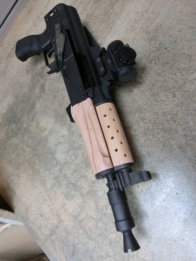 KSC AKS74Uウッドハンドガードの製作と、スタンダードAKシリーズ用ウッドストックの製作！