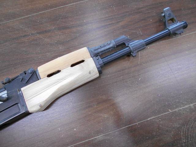 次世代AKS74N用アッパーハンドガードと次世代AK47用合板ウッドハンドガードの製作！