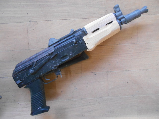 次世代AKS74U用ウッドハンドガードの製作とマルイM870用フォアエンドの製作！