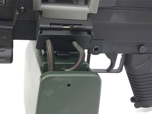 A&K社製 MINIMI ミニミ M249電動ガンシリーズ対応 電動給弾BOXマガジン(装弾数2500発）