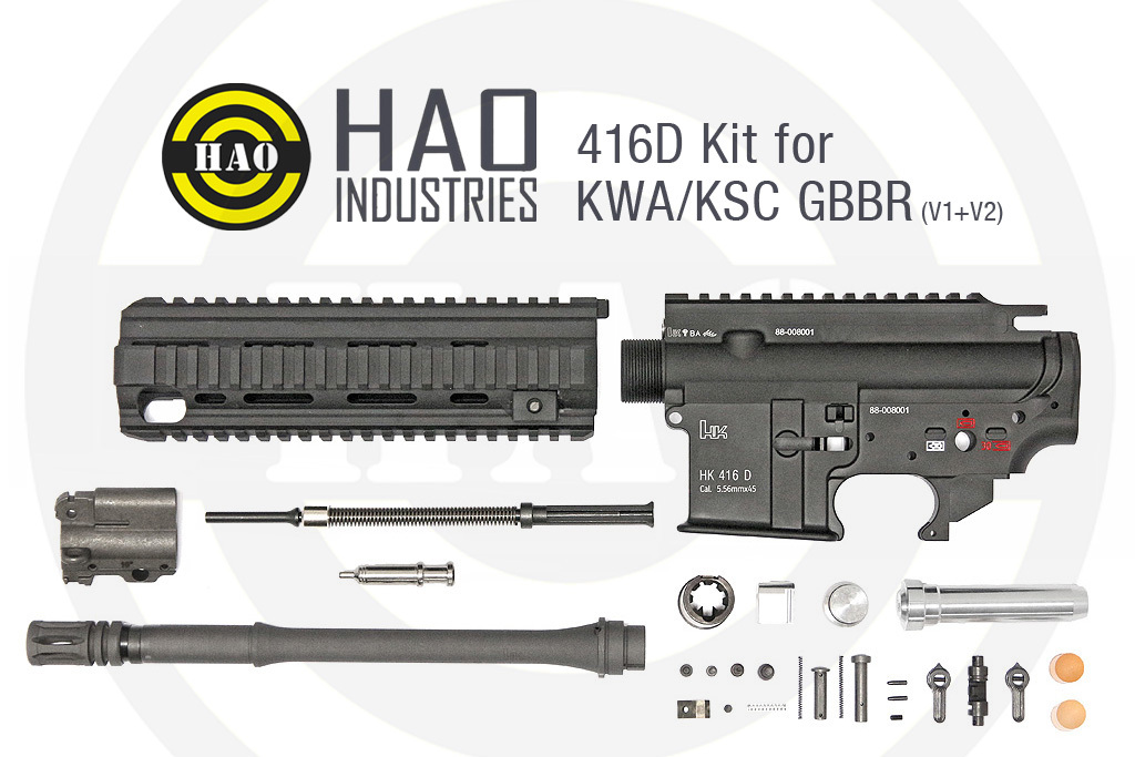HK416D  コンバージョンキット for KSC/KWAガスブロM4