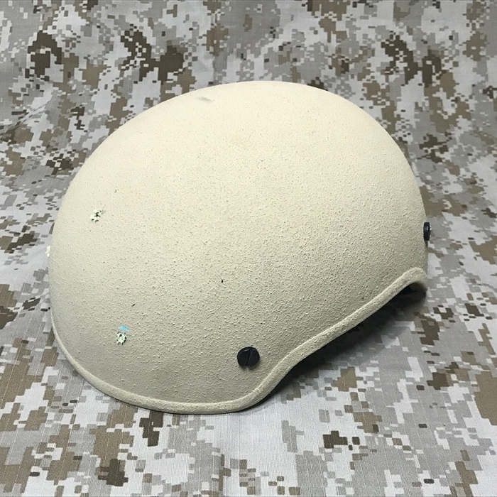 実物 Armor source ハイカットヘルメット tan AS-501HC (MICH 2001) USEDのご紹介