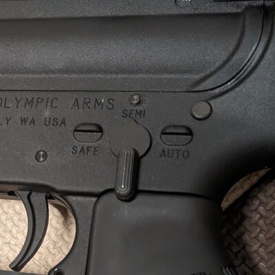 VFC Olympic Arms K23B GBB 4 ロアレシーバー分解 / セミオート化加工開始