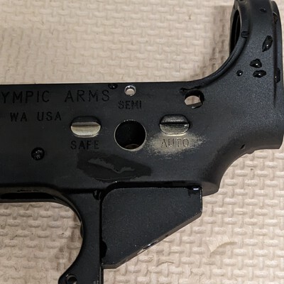 VFC Olympic Arms K23B GBB 4 ロアレシーバー分解 / セミオート化加工開始