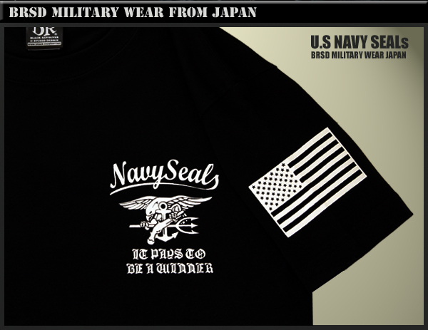 NAVY SEALs Tシャツ　　　☆M/Lサイズ再入荷☆　　　BRSD　WEAR