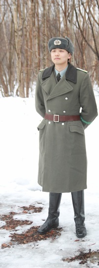東ドイツ　国境警備隊　将校用　ロングコート