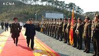 北朝鲜人民軍武器国立博物館の开幕式