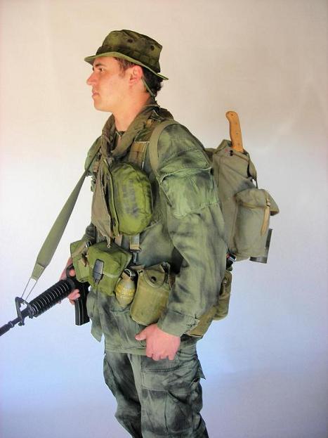 ベトナム戦争米軍ジャングルファティーグジャケット 1st モデル 実物 