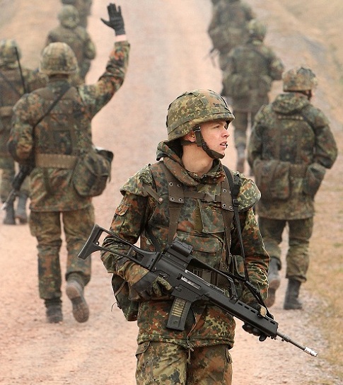 ドイツ連邦軍　フレクター迷彩戦闘服上下セット