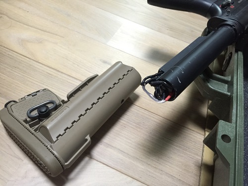 次世代HK416Dのストックを交換するための下準備