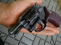 マルシン　ニューナンブ　ポリスリボルバー　Ｍ６０　日本警察　定年退職者の銃　ＨＷ　Ｘカート　６ｍｍ　ビンテージ　塗装品
