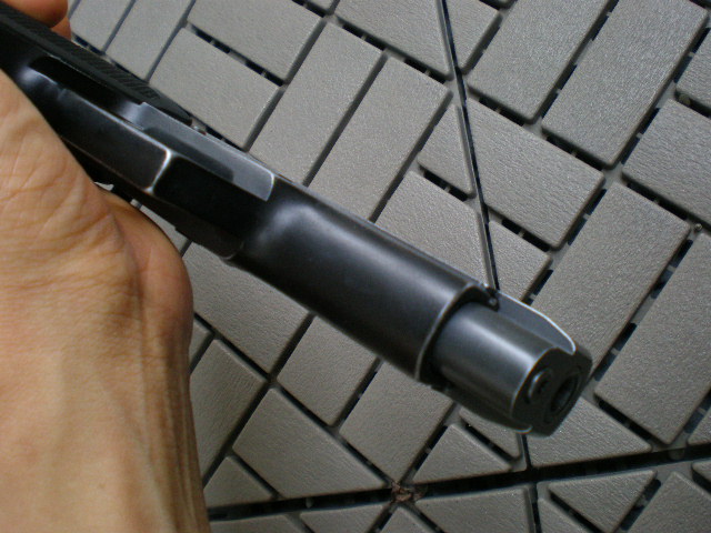 タナカ　自衛隊　９mm拳銃　P220　ビンテージ　バトルダメージ　ウェザリング　塗装カスタム