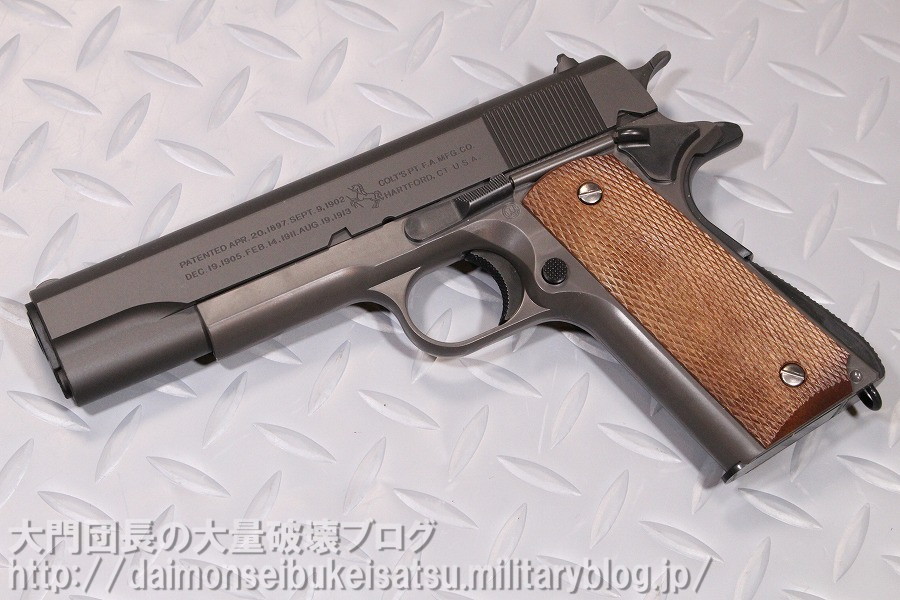 東京マルイ エアーハンドガン コルト M1911A1 ガバメント　塗装