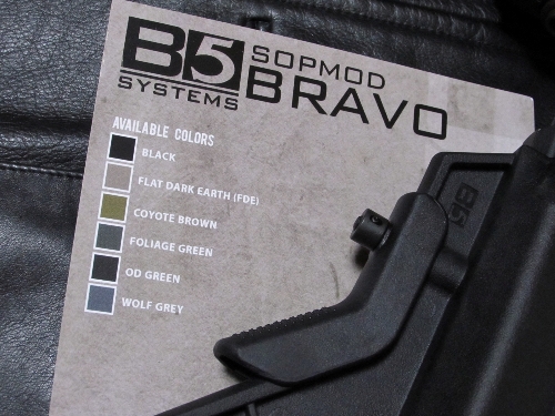 ドミノのヒマつぶし:B5 SYSTEMS SOPMOD BRAVO ドミノのヒマつぶし:B5 SYSTEMS SOPMOD BRAVO